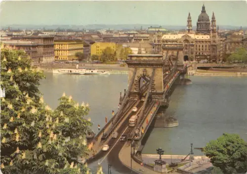 B30524 Budapester Kettenbrücke Ungarn