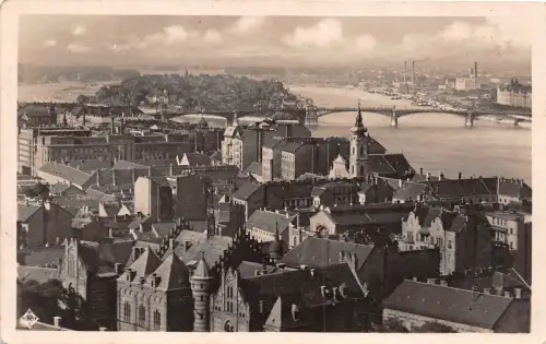 B36343 Budapest Blick auf Margareteninsel Ungarn