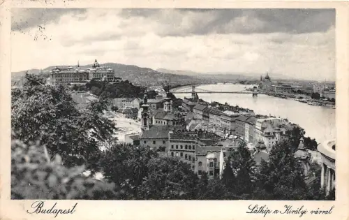 B36081 Budapest Blick auf ungarnisches Königsschloss