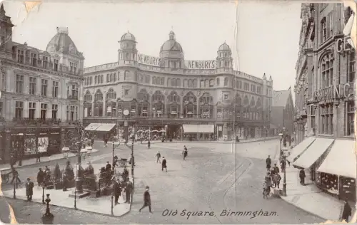 uk28441 old square birmingham real photo uk