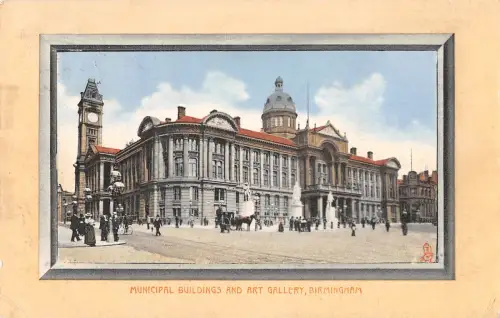 uk32481 städtische Gebäude und Kunstgalerie Birmingham UK