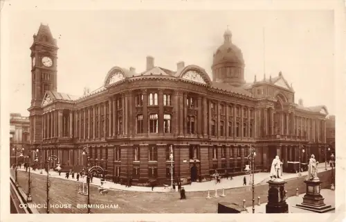 uk30218 council house birmingham real photo uk