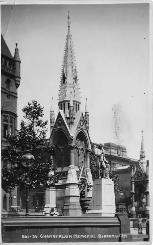 BR59217 Chamberlain Memorial Birmingham UK Echtfoto