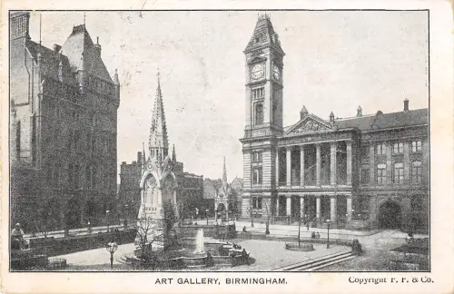 uk22067 art gallery birmingham real photo uk