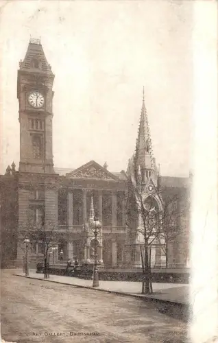 uk22068 art gallery birmingham real photo uk