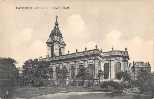 uk17909 cathedral church birmingham real photo uk