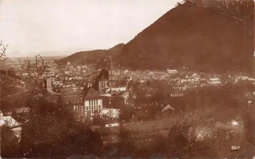 B71313 Brasov vedere generala rumänien Echtfoto Brasso Kronstadt