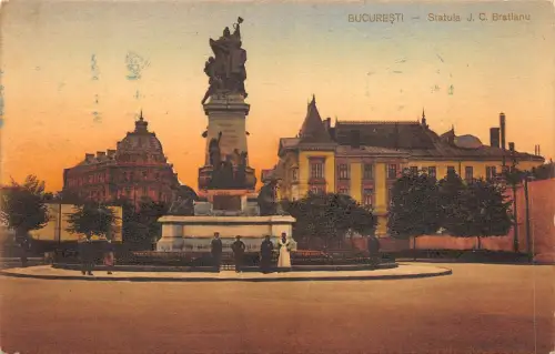 B76830 Rumänien Bucuresti Statuia i c Bratianu