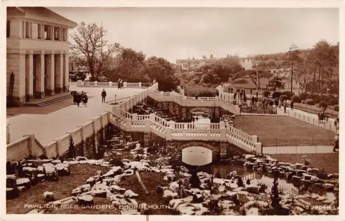 BR96584 Valentine 209048 Bournemouth Echtfoto Pavillon Steingärten UK