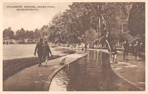 uk29336 Kinder Ecke Lower Park Bournemouth Echtfoto UK