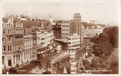 uk14266 the square bournemouth real photo uk