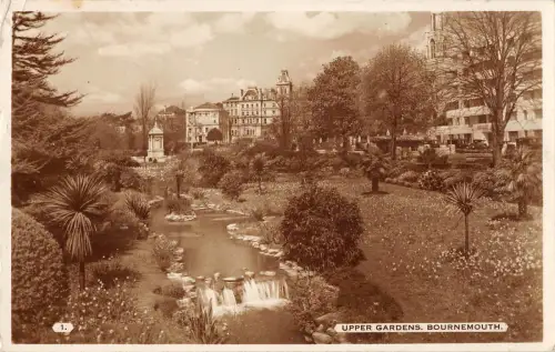 uk12299 Upper Gardens Bournemouth Echtfoto UK