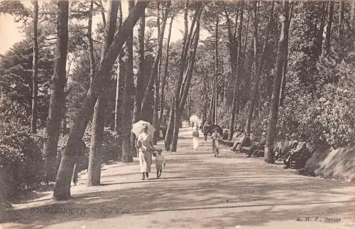 uk29399 pine walk bournemouth real photo uk