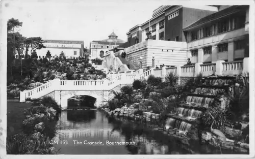 uk29463 the cascade bournemouth real photo uk