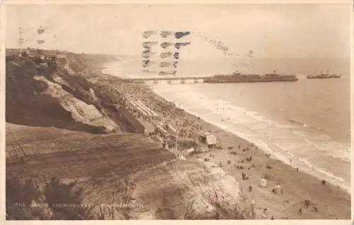 uk16053 the sands bournemouth real photo uk