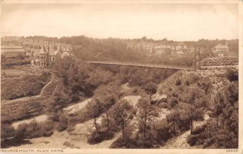 uk12780 alum chine bournemouth real photo uk