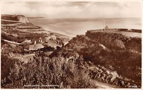 uk16520 alum chine bournemouth real photo uk