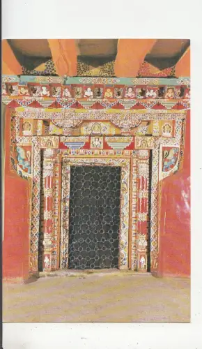 BF28299 Türdekor Zuglakang Tempel Porzellan Vorder-/Rückbild