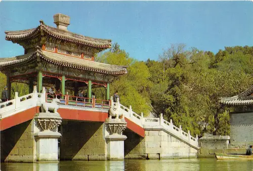 B73179 Weidenbrücke im Sommerpalast China