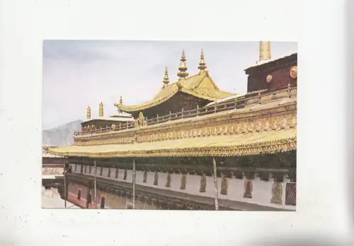 BF28288 das goldene Dach des Zuglakang Tempels Porzellan Vorder-/Rückseite Bild