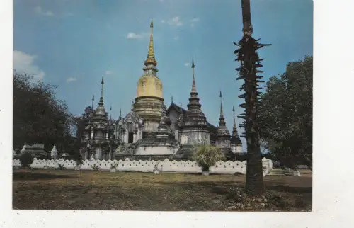 BF28305 Chedis at Suan Dok Temple Chiengmai China Front/Back Image