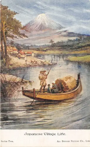 br104163 japanisches Dorfleben Japan