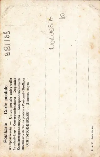 B81168 Norwegen Lackdruck Vorder-/Rückseite Bild