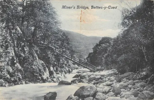 BR81697 Bergmannsbrücke zwischen Coed Wales