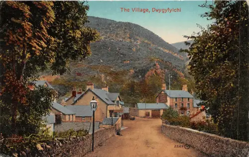 uk51051 the village dwygyfylchi wales uk