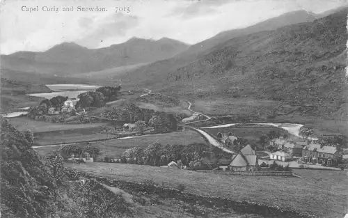 BR63914 Kapelle Curig und Schneedon Wales