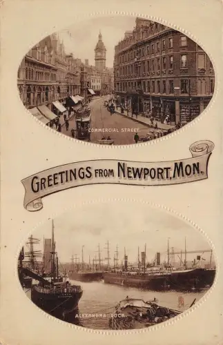 BR64239 Grüße aus Newport Mon Wales