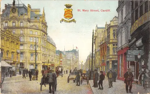 BR97356 St Mary Street Cardiff Wales