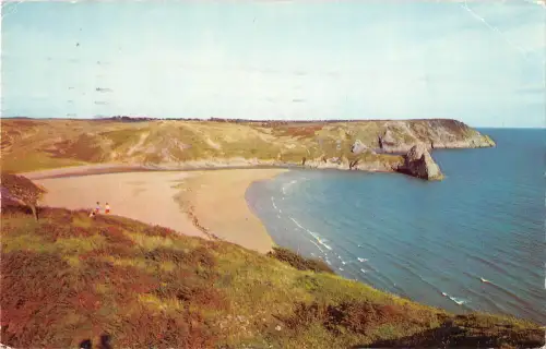 uk10953 three cliffs bay gower peninsula wales uk