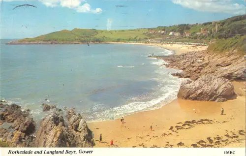 uk10450 rotheslade and langland bays gower wales uk