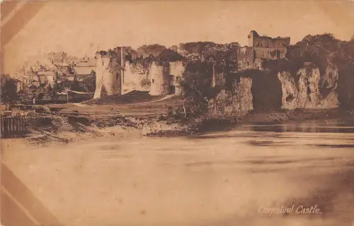 uk20188 chepstow castle wales real photo uk