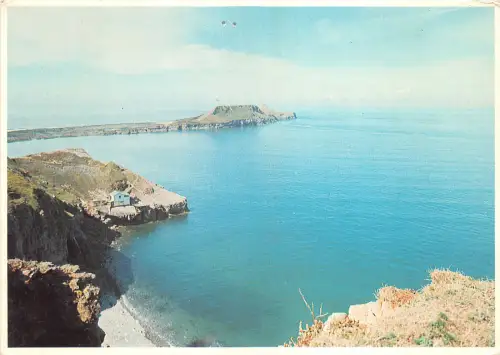 uk45959 Worms Head Rhossili Gower Wales UK
