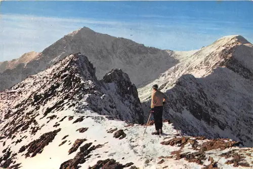 uk50176 snowdon von crib groch wales uk kletterski