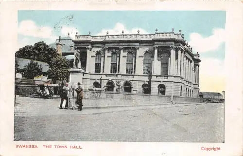 uk51050 town hall swansea wales uk