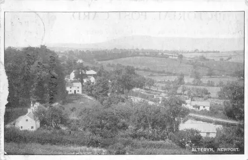 uk41166 alteryn newport wales real photo uk