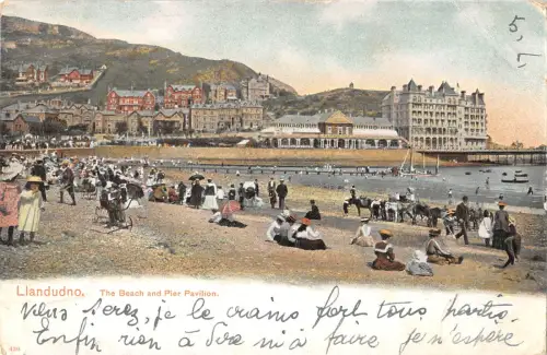 uk38080 beach and pier pavilion llandudno wales uk lot 14 uk