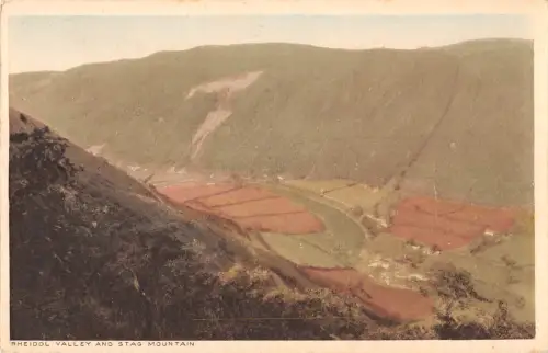 uk33190 rheidol valley and stag mountain wales uk