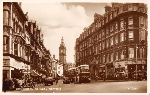 uk37728 comercial street newport wales real photo uk lot 13 uk