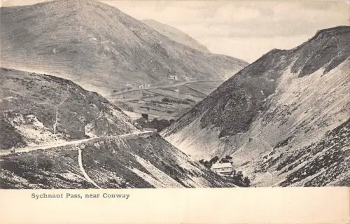 uk33286 sychnant pass conway wales real photo uk
