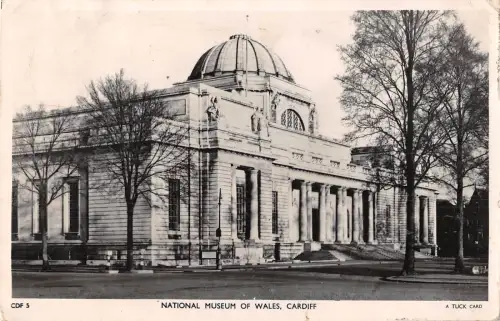 uk33707 national museum of wales cardiff real photo uk