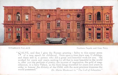BR96172 Titanias Palast Nordfassade und graue Fee Irland Postkarte