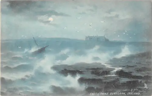 BR93715 Gemälde Postkarte g e newton east strand bundoran irland