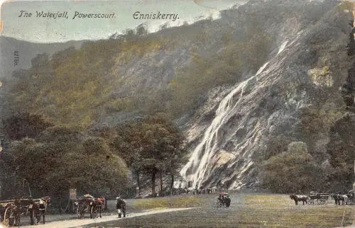 BR78956 der Wasserfall Powercourt Enniskerry Irland
