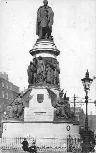 uk29844 oconnell monument dublin ireland real photo