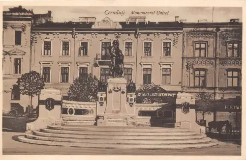 Lot644 monumentul unirii cernauti Czernowitz ukraine czernowitz