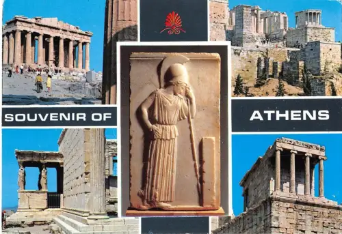B96407 Andenken Athen Griechenland Postkarte